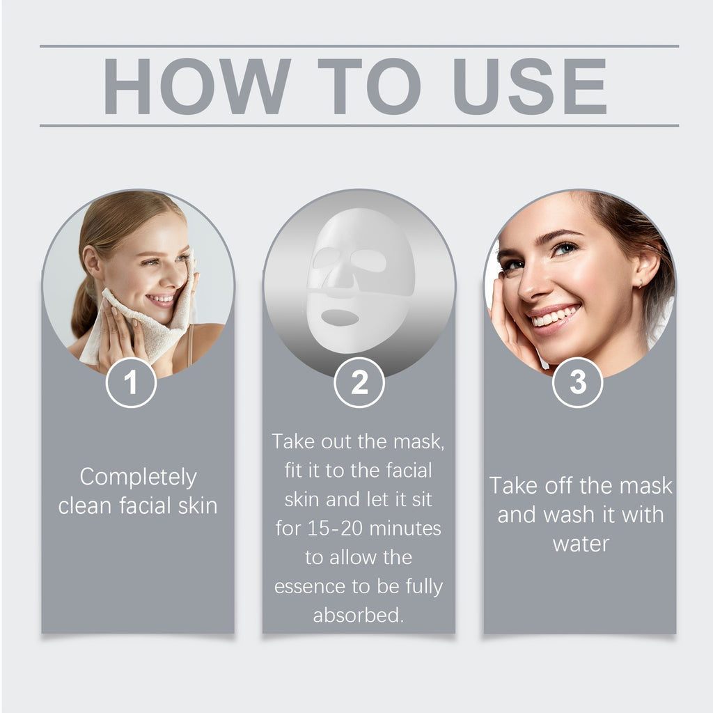 16 Pieces Of Collagen Masks, Containing Hyaluronic Acid And Collagen, To Firm The Light Beige, Korean Skincare Products, The Perfect Christmas Skincare Set, A Gift For Girls.