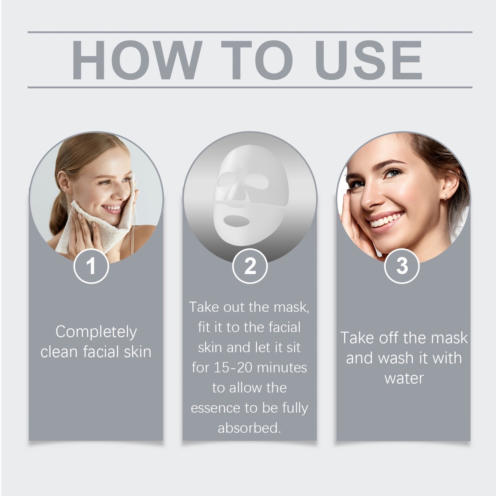 16 Pieces Of Collagen Masks, Containing Hyaluronic Acid And Collagen, To Firm The Light Beige, Korean Skincare Products, The Perfect Christmas Skincare Set, A Gift For Girls.