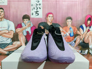 Nike Basketball Shoes Purple Green