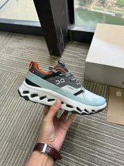On Cloud 5 Waterproof Sneakers in Light Blue Gray