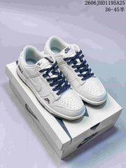Nike Dunk Low x Louis Vuitton Print-Panel Sneakers