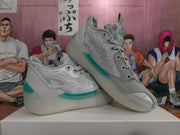 Jordan Guo Ailun Basketball Sneakers Grey Teal