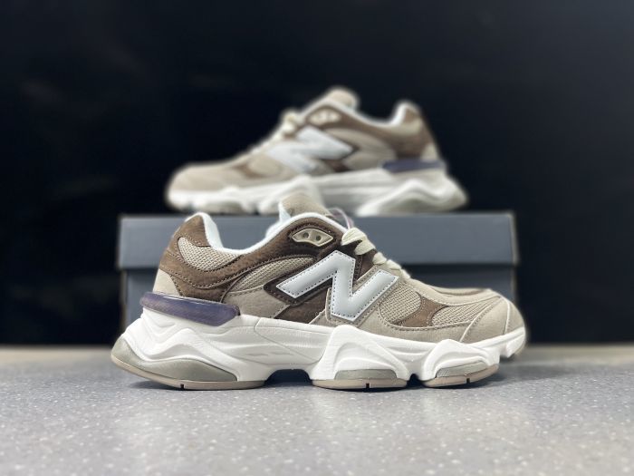 New Balance U9060 HZH Sneakers in Taupe and Cream