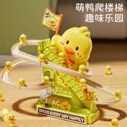 Cute Chick Spiral Track Toy – Rolling Slide Tower for Toddlers & Kids