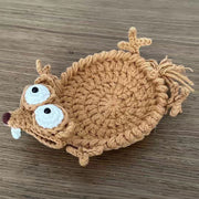 Handmade Crochet Frog Coaster | Cute Mug Hugger Cup Mat