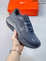 Nike Air Zoom Pegasus Running Shoes White and Charcoal