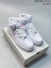 Nike Air Force 1 High-Top Sneakers, White