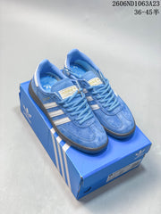 Adidas Originals Samba Vegan OG Blue Low-Top Sneakers