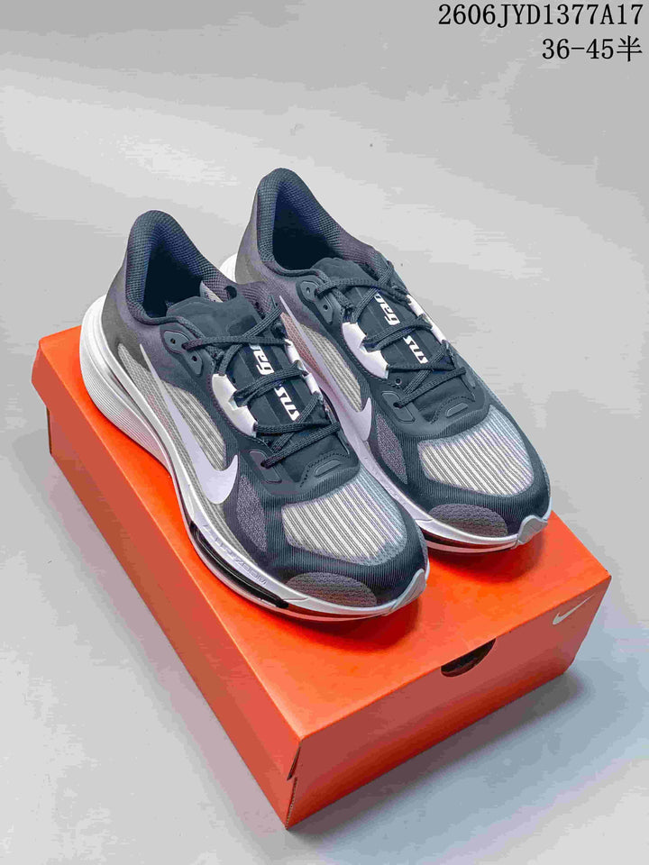 Nike Zoom Plus Running Sneakers in Charcoal and White