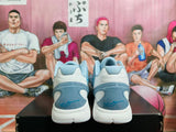 Nike Zoom Kobe Basketball Shoes in Light Blue and White