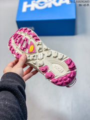 HOKA Mafate Speed 2 Trail Running Shoes Blue Pink