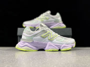 New Balance 9060AGT Sneakers in White, Lavender and Lime