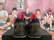Nike Basketball Sneakers Black Olive Red Camouflage