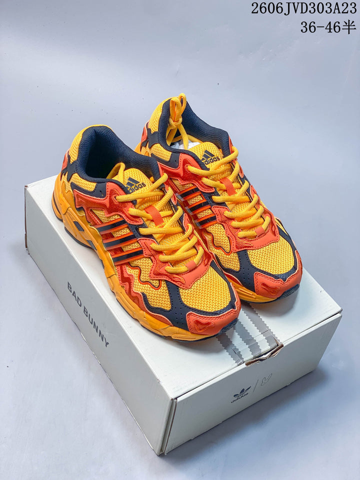 adidas Response CL Bad Bunny Sneakers Yellow Orange Navy