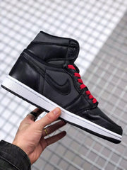 Jordan Air Jordan 1 High OG Black Satin Black/Red Sneakers