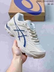 ASICS GEL-FLUX White and Blue Running Shoes