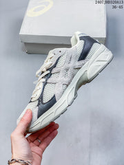 ASICS GEL-1130 Retro Running Sneakers in Cream and Gray