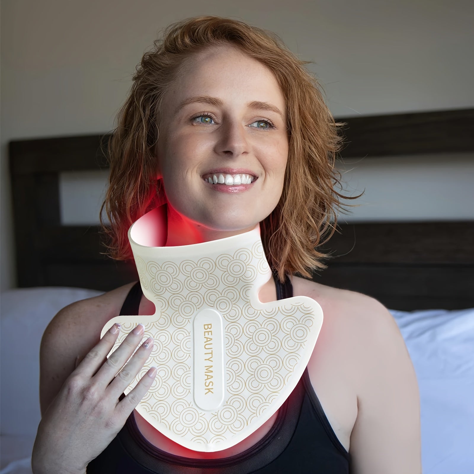 7in 1 LED Color Light Mask Instrument, Use Face - Neck - Chest (93 + 80 LED Light Beads), 1800mAh Rechargeable Lithium Battery, The Controller Can Be Adjusted Light Color, Brightness, Time, Home Travel Essential to Carry The Beauty Tool