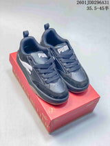 PUMA 180 Black and White Platform Sneakers