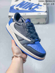 Nike Air Jordan 1 Low x Travis Scott Blue Sneakers