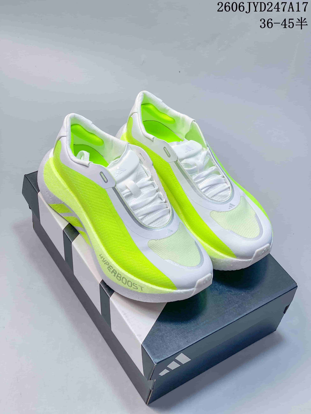 Adidas Hyperboost Edge M Sneakers White Neon Lime