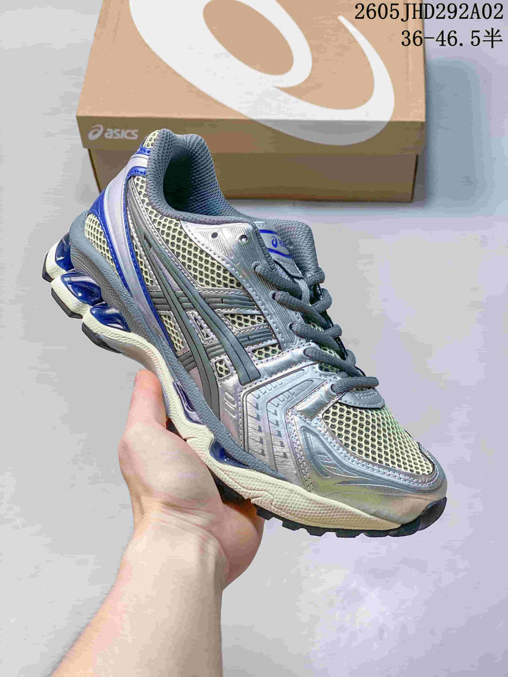 ASICS GEL-KAYANO 14 Silver Mesh Sneakers 1201A019-700