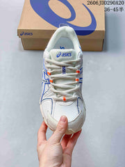 ASICS Gel-Kahana 8 Trail Sneakers, White and Blue