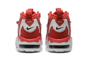 Nike Air More Uptempo Red and White Sneakers