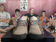 Reebok Low-Top Sneakers in Grey, Green and Orange