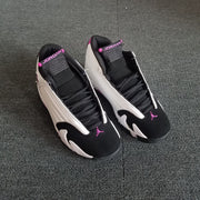 Jordan 14 Women's White Pink High-Top Sneakers