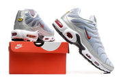 Nike Air Max Plus Sneakers White Silver Red