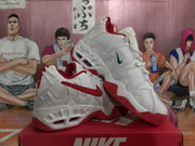 Nike White and Red Sneakers