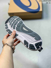 ASICS Running Shoes in Dark Gray and White