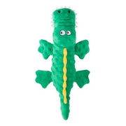 Squeaky Crocodile Dog Toy | Durable Plush Chew Toy for Aggressive Chewers
