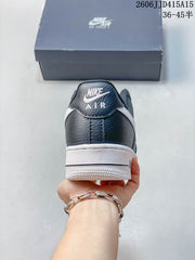 Nike Air Force 1 ’07 Low Sneakers, Gray and White