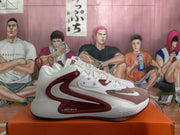 Nike Zoom Basketball Sneakers White Red