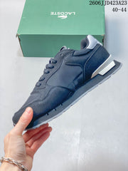 Lacoste Men's Navy Blue Lace-Up Casual Sneakers 06JJD423A23
