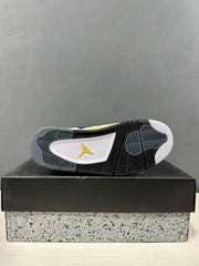 Jordan Air Jordan 4 White Yellow Retro Basketball Sneakers IO2468-102