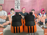 Black and Orange Sneakers