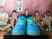 Nike Dragon Ball Super Saiyan Goku Basketball Sneakers Blue White