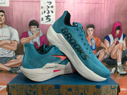 Brooks Hyperion Max Running Shoes in Teal and Pink