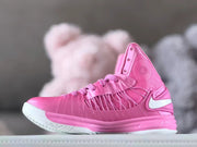 Nike LeBron 10 Pink Kids High-Top Basketball Shoes