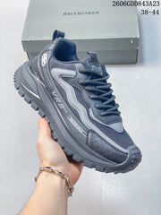 Balenciaga Gray Layered Sole Casual Running Sneakers