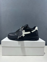 Off-White Out Of Office Sneakers Black White OMAI89C99LEA0191001
