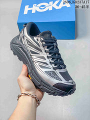 HOKA U Mafate Speed 2 Trail Running Shoes, Silver Grey