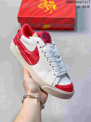 Nike Court Royale AC Sneakers White and Red 2606ND687A17