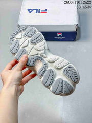 FILA FUSION Arceus Chunky Sneakers, White and Gray