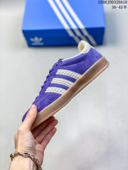 Adidas Gazelle Purple Low-Top Sneakers