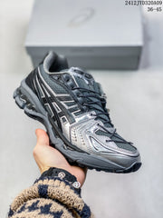 ASICS GEL-KAYANO 14 Trail-Style Sneakers, Charcoal Silver