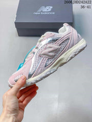 New Balance 204L Pink and Silver Mesh Sneakers